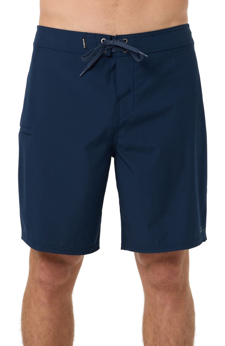 O'Neill Hyperfreak Heat Lifeguard Board Shorts, Main, color, Navy