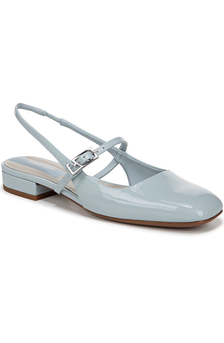 Franco Sarto Destin Slingback Flat, Main, color, Blue