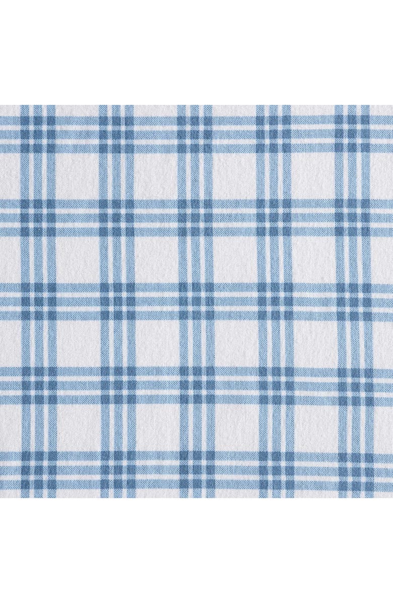 Eddie Bauer Arrowhead Tartan Plaid Print Flannel Sheet Set, Alternate, color, Light / Medium Blue
