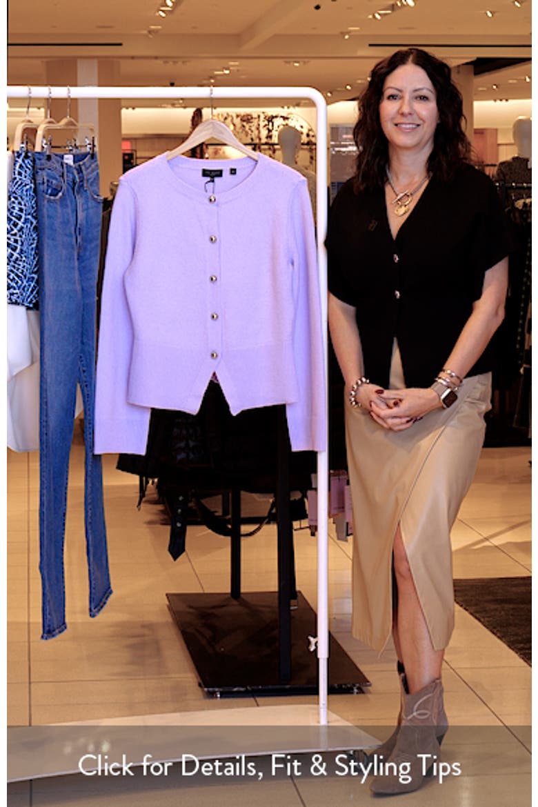 Della Fitted Cardigan video