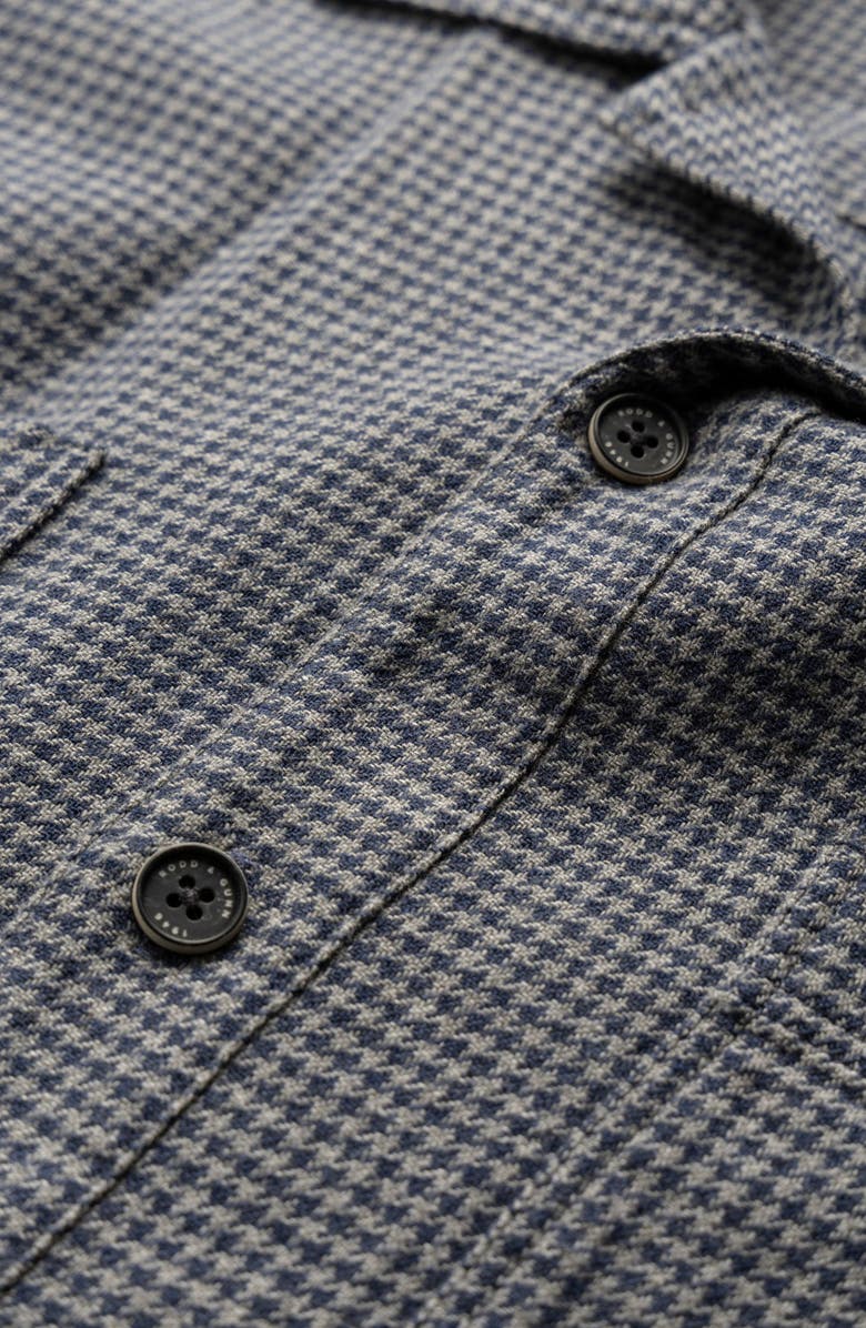 Rodd & Gunn Pentland Hills Puppytooth Flannel Button-Up Shirt, Alternate, color, 