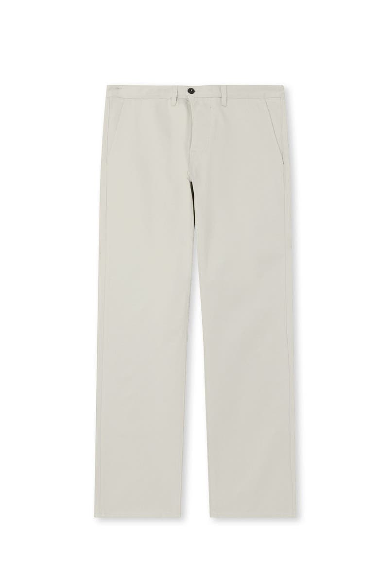 Fortela Reno Heavy Cotton Canvas Trousers, Main, color, Ice
