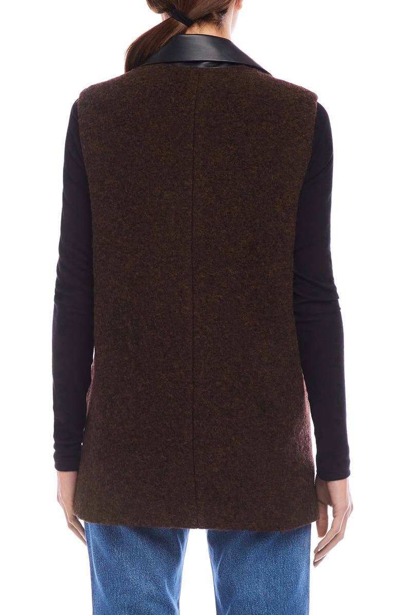 FIFTEEN TWENTY Brooklyn Wool Blend Vest, Alternate, color, Brown