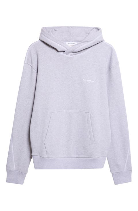 Couture Seam Cotton Fleece Hoodie