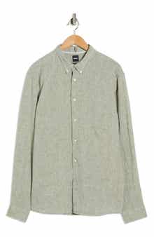 BOSS Liam Linen Dress Shirt