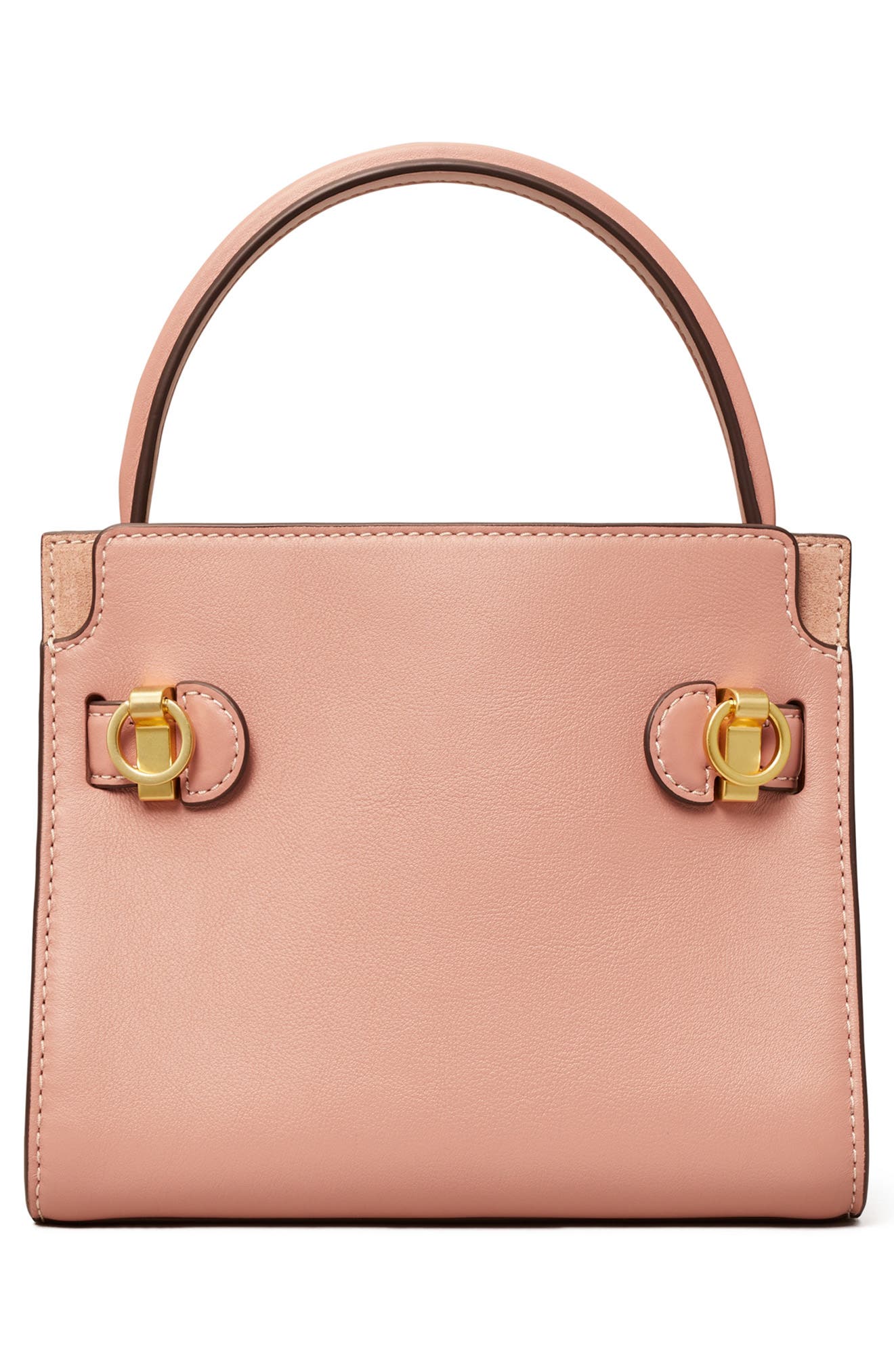 Tory Burch Petite Lee Radziwill Leather Double Bag, Alternate, color, 