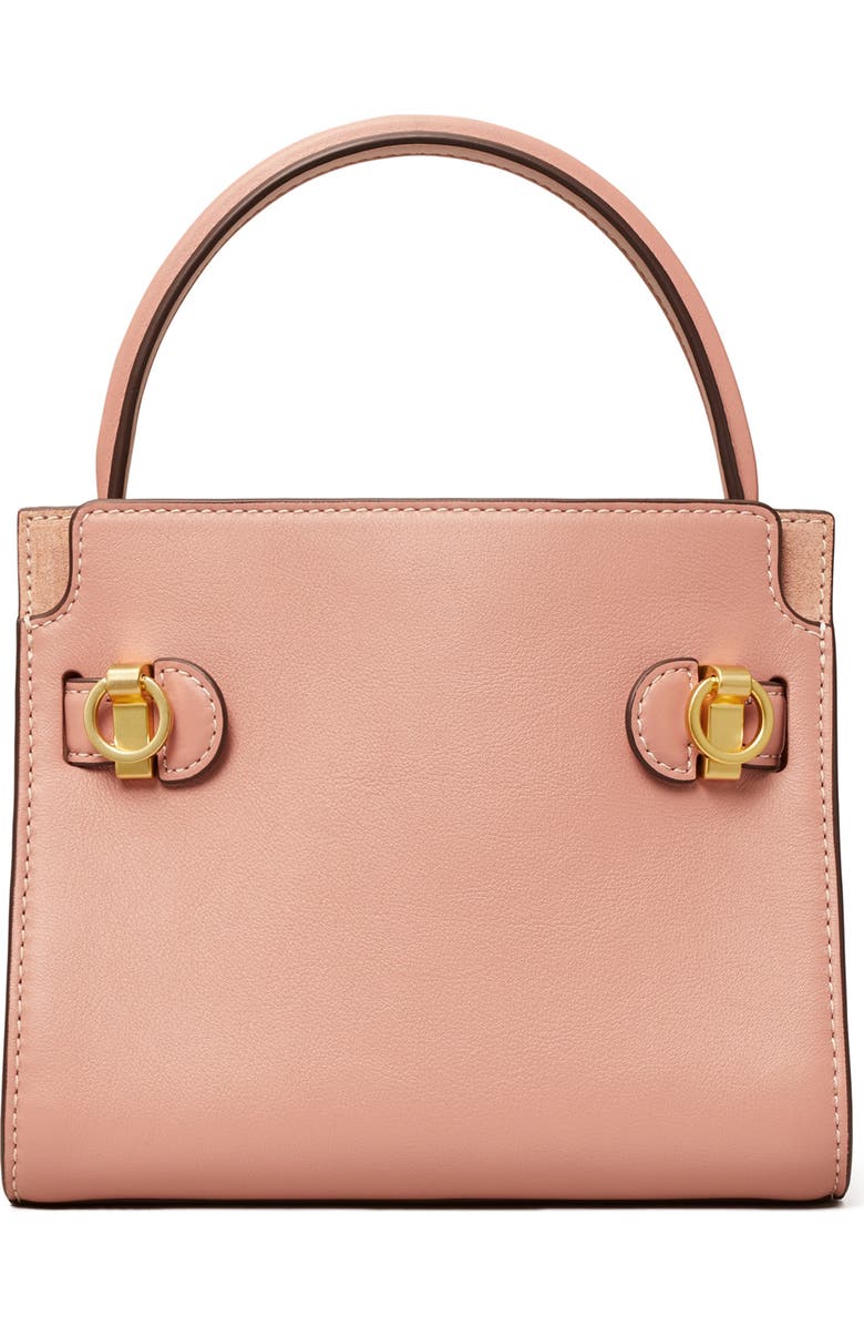 Tory Burch Petite Lee Radziwill Leather Double Bag, Alternate, color,