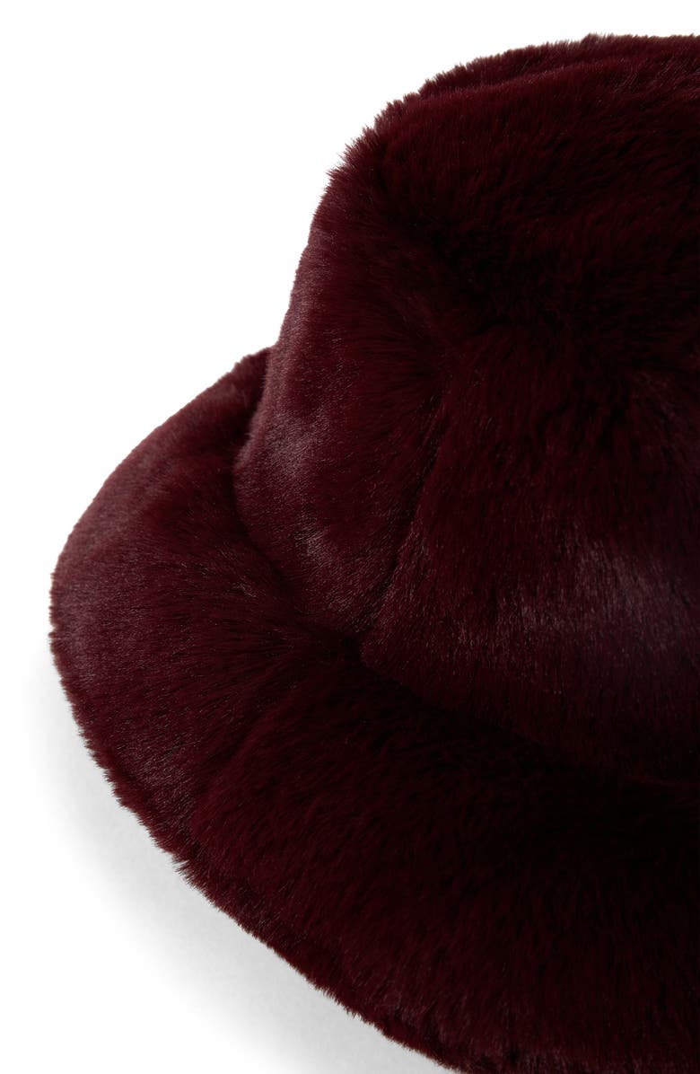 Brixton Dion Faux Fur Packable Hat, Alternate, color, Port