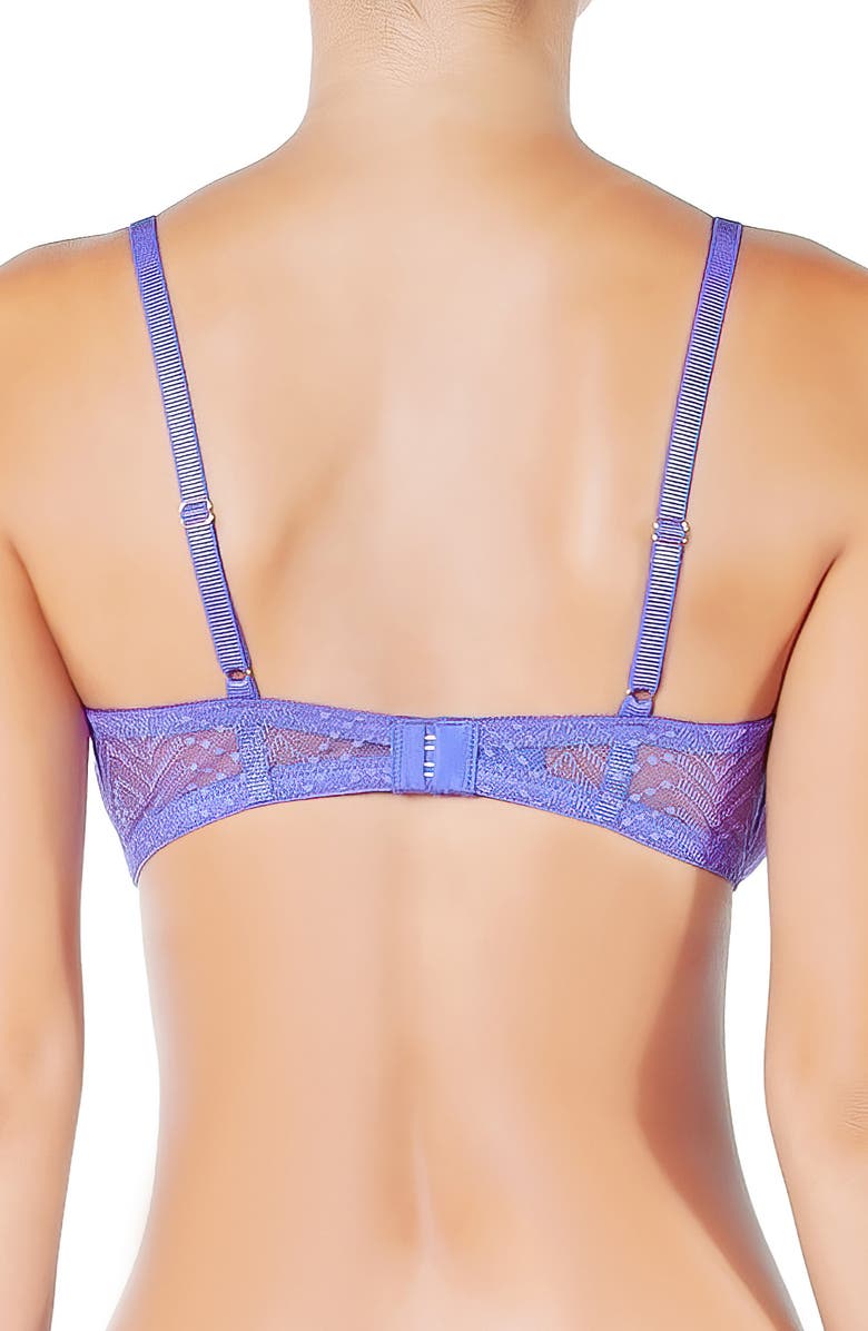 Huit Eclantante Lace Bra, Alternate, color, Purple
