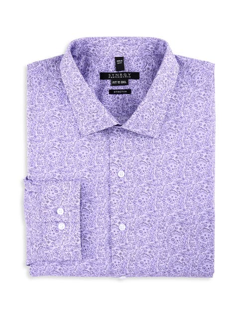 Big & Tall Modern Paisley Performance Dress Shirt