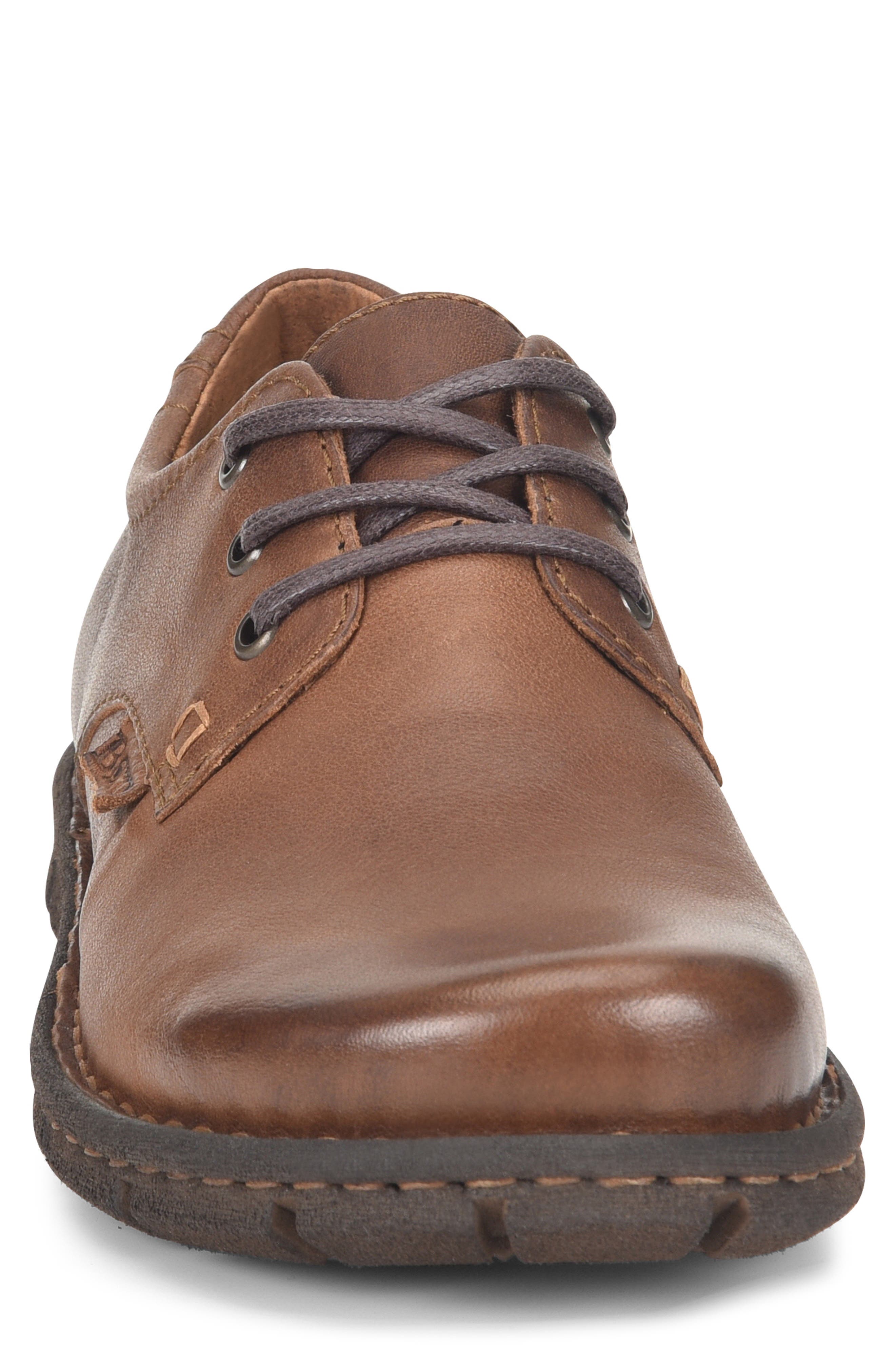 Soledad Plain Toe Derby, Alternate, color, BROWN LEATHER