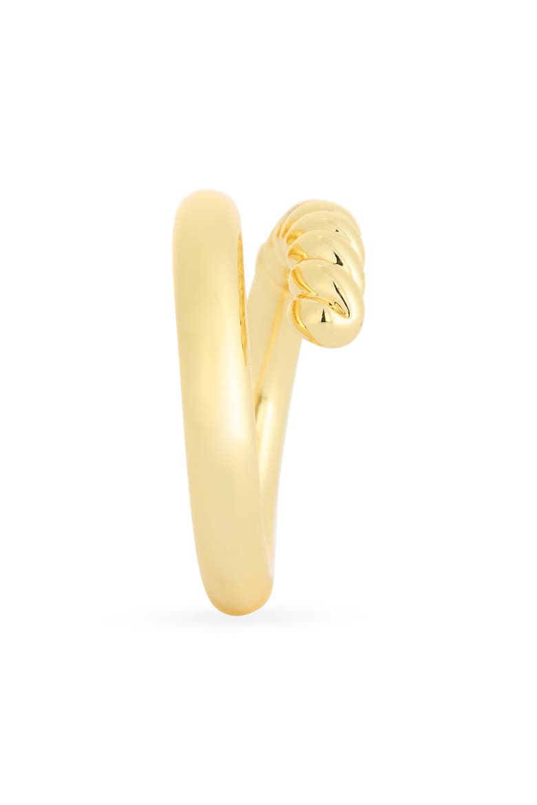 Demi Fine Textured Bypass Ring, Alternate, color, GOLD