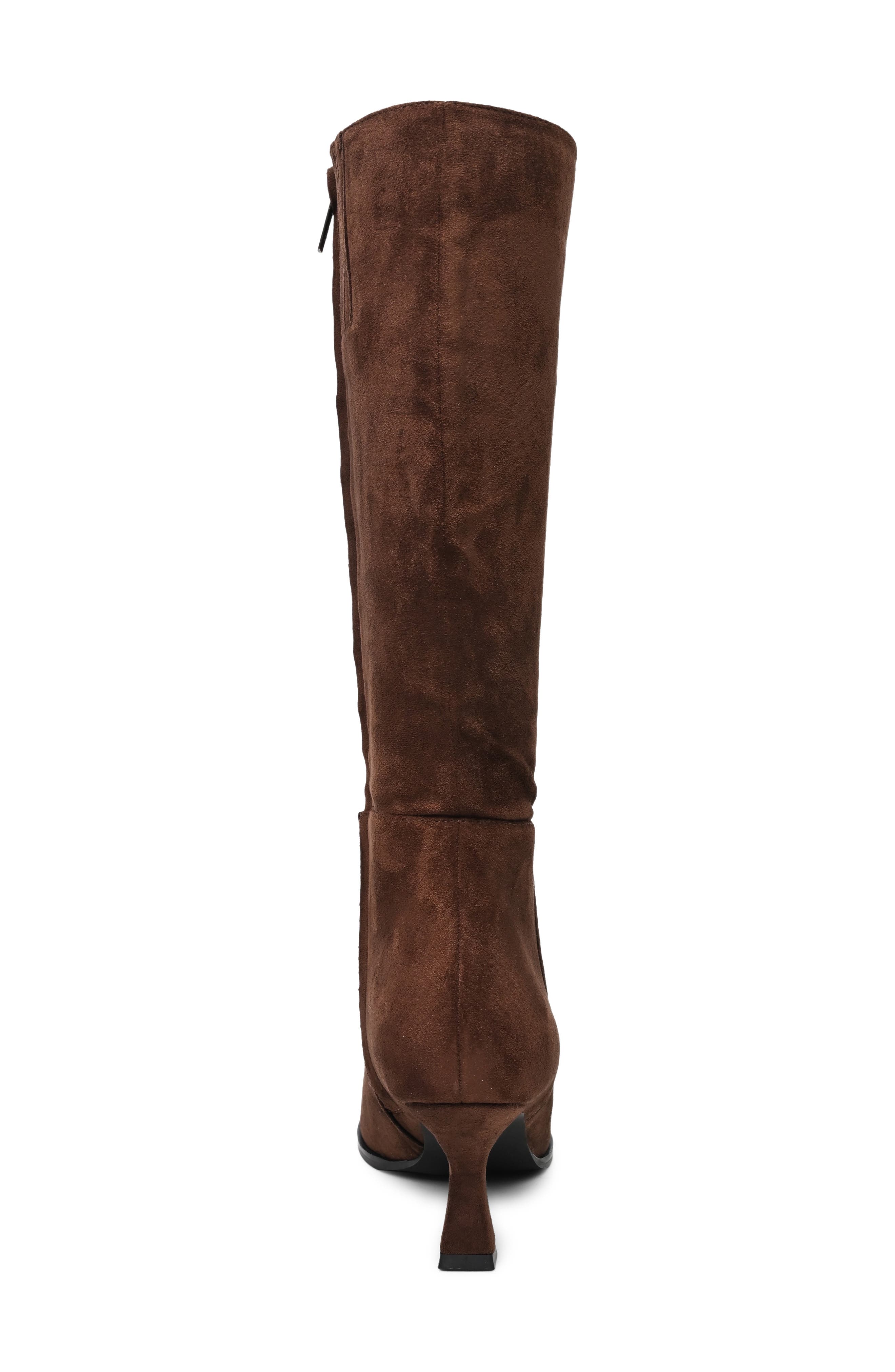 Ticon Tall Boot, Alternate, color, CHOCOLATE MICRO