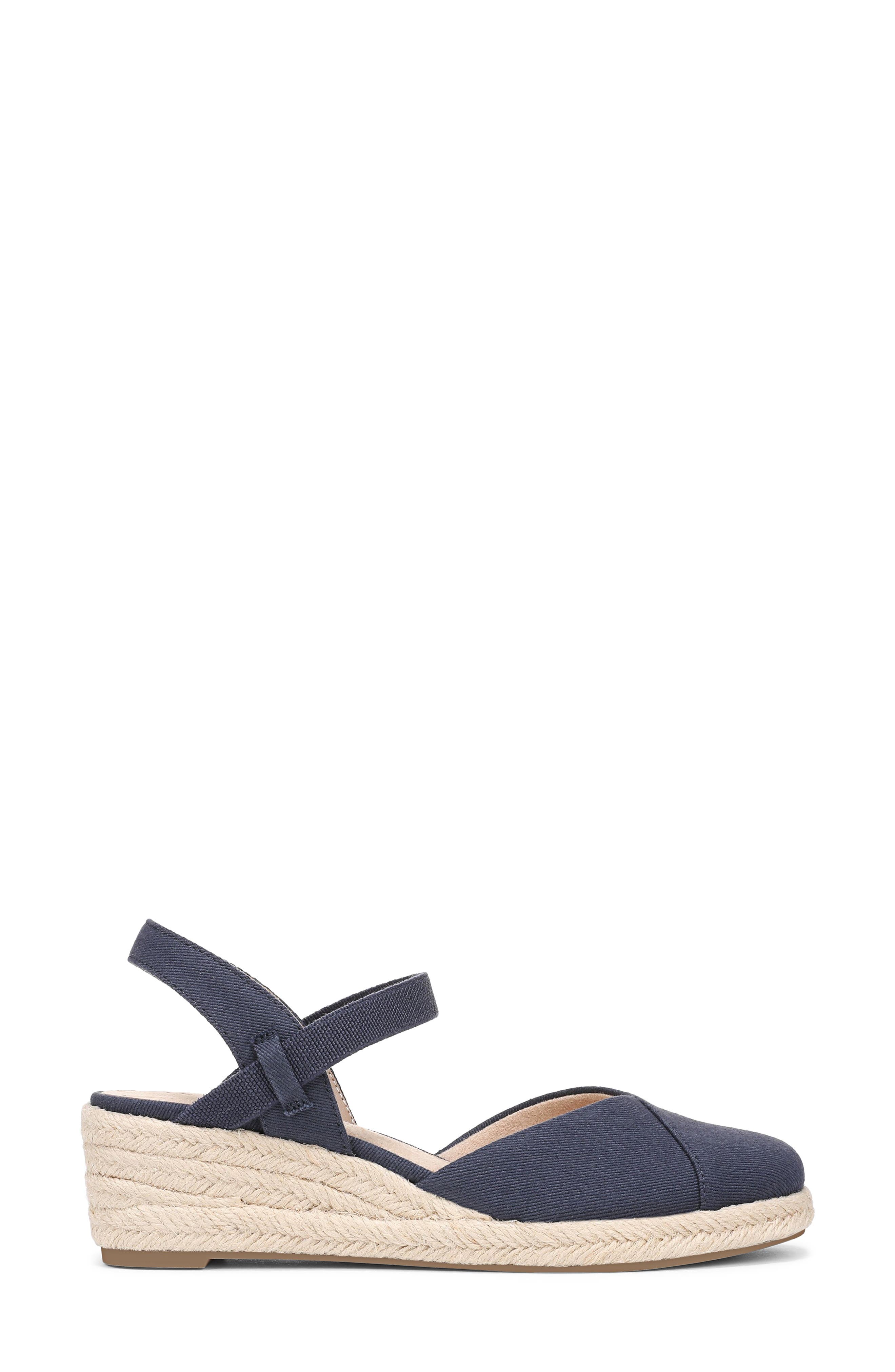 Pilar Slingback Espadrille Platform Wedge Sandal, Alternate, color, LUX NAVY