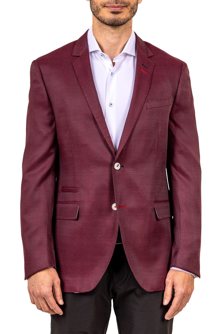 Socrate Ascension Sport Coat, Main, color, RED