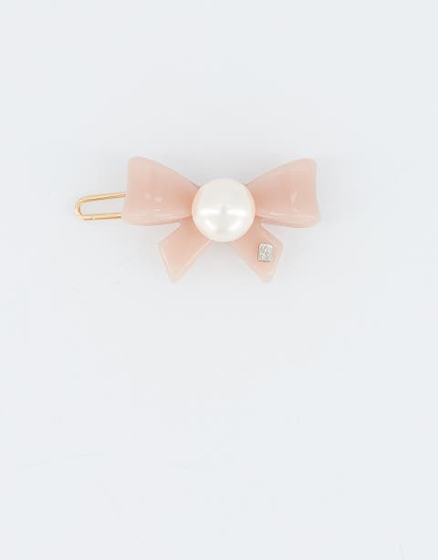 Poesie Acetate And Pearl Side Barrette