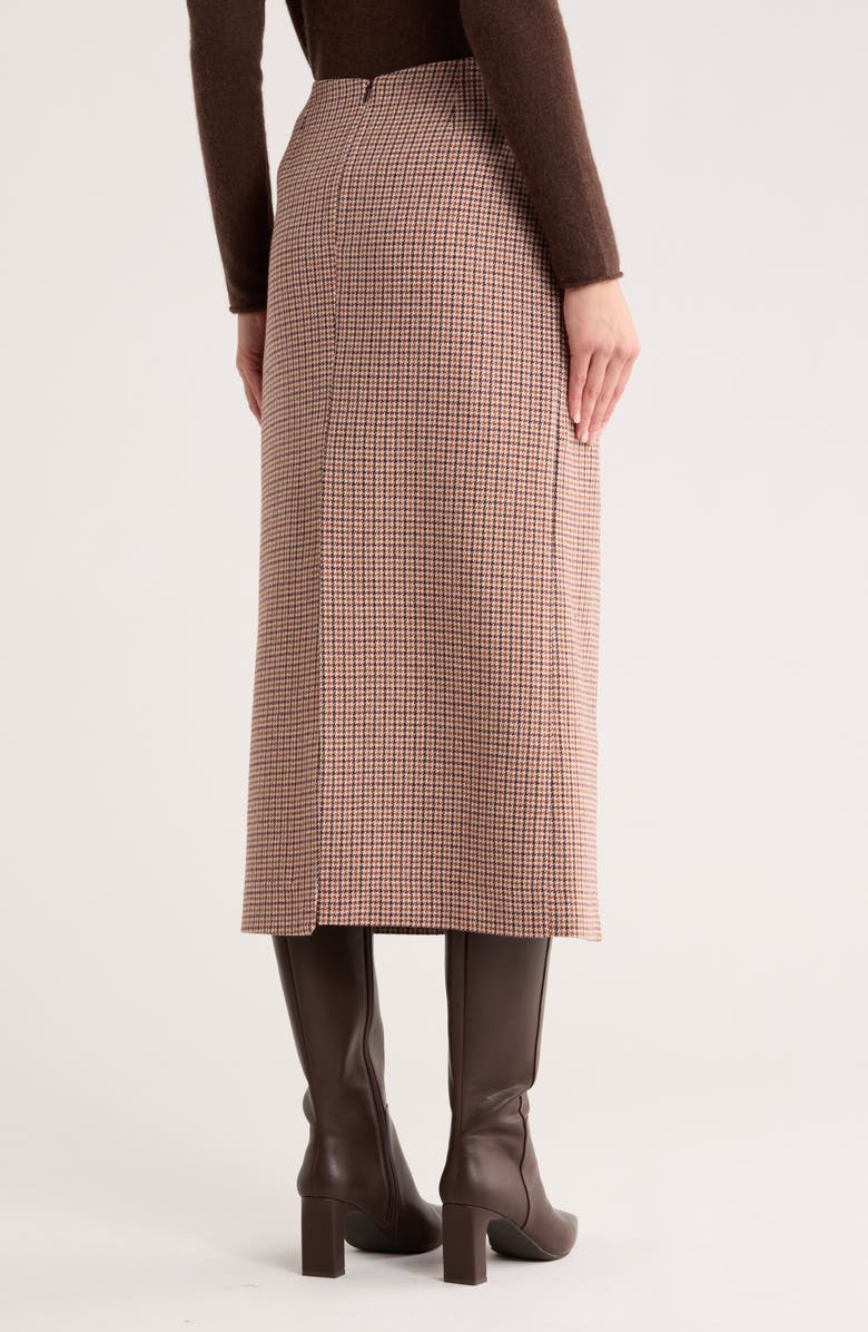 maje Jaisa Leg Slit Midi Skrit, Alternate, color, Camel