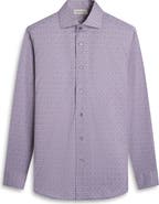 Bugatchi Devon OoohCotton® Geo Print Button-Up Shirt