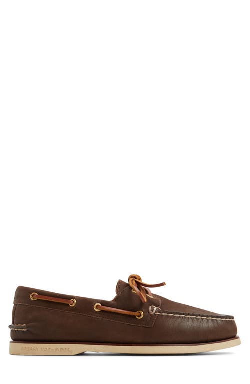 Sperry Gold Cup Authentic Original 2-eye Boat Shoe In Brown/tan