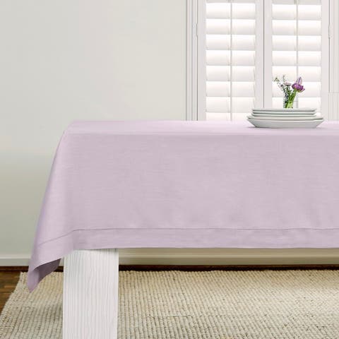 Linen Tablecloth - Classic Hemstitch