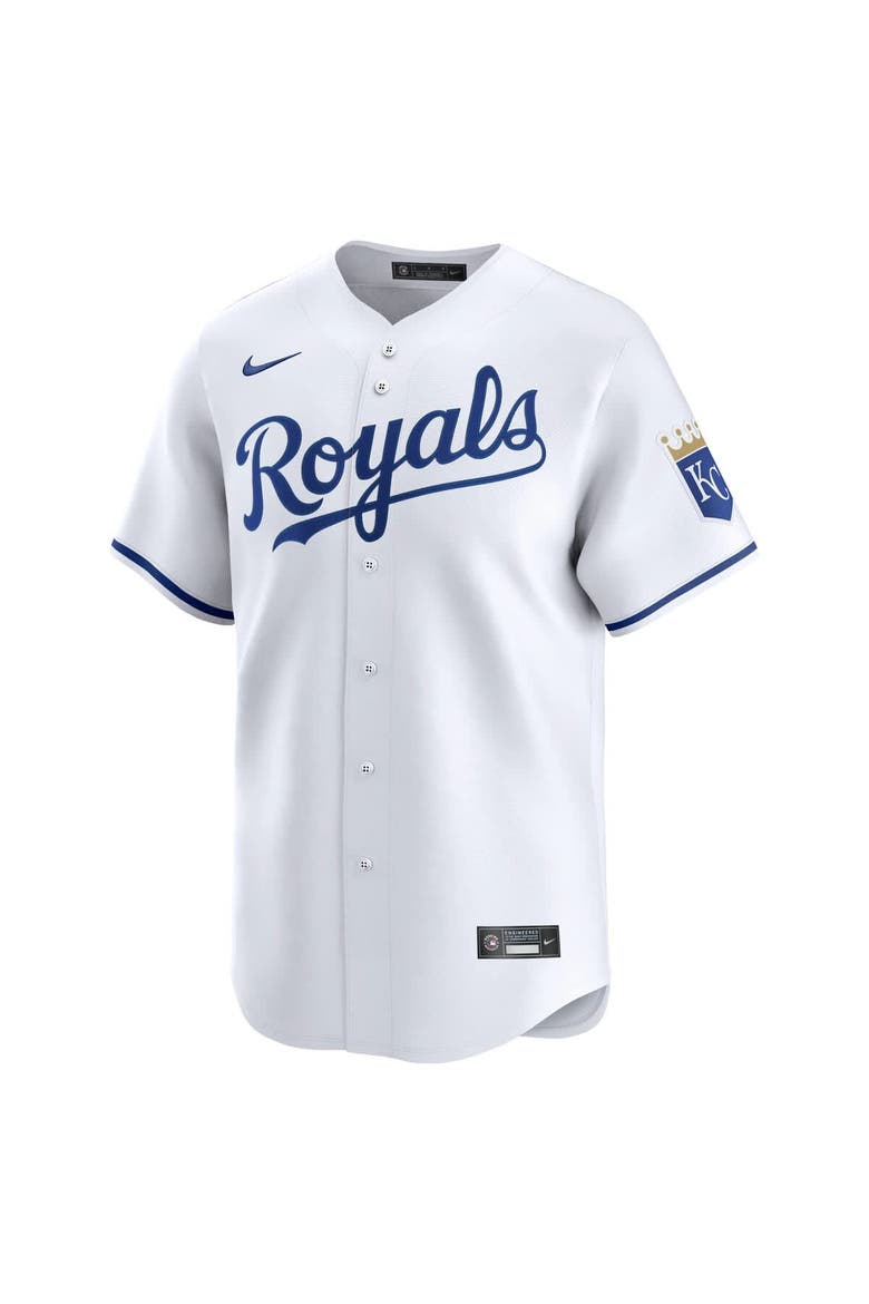 Men's Nike White Kansas City Royals Home Limited Jersey, Alternate, color, White