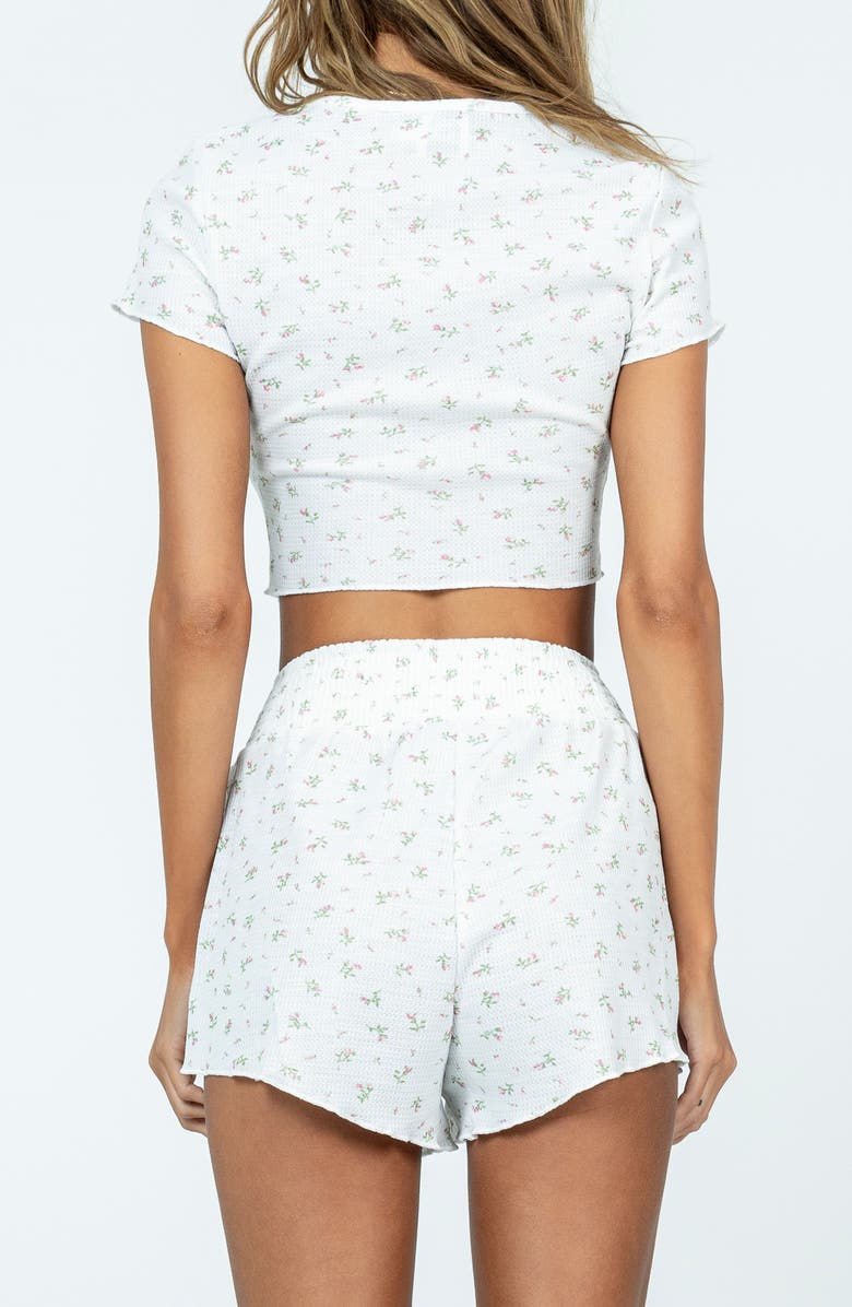 Princess Polly Patton Floral Crop Top & Shorts Set, Alternate, color, 