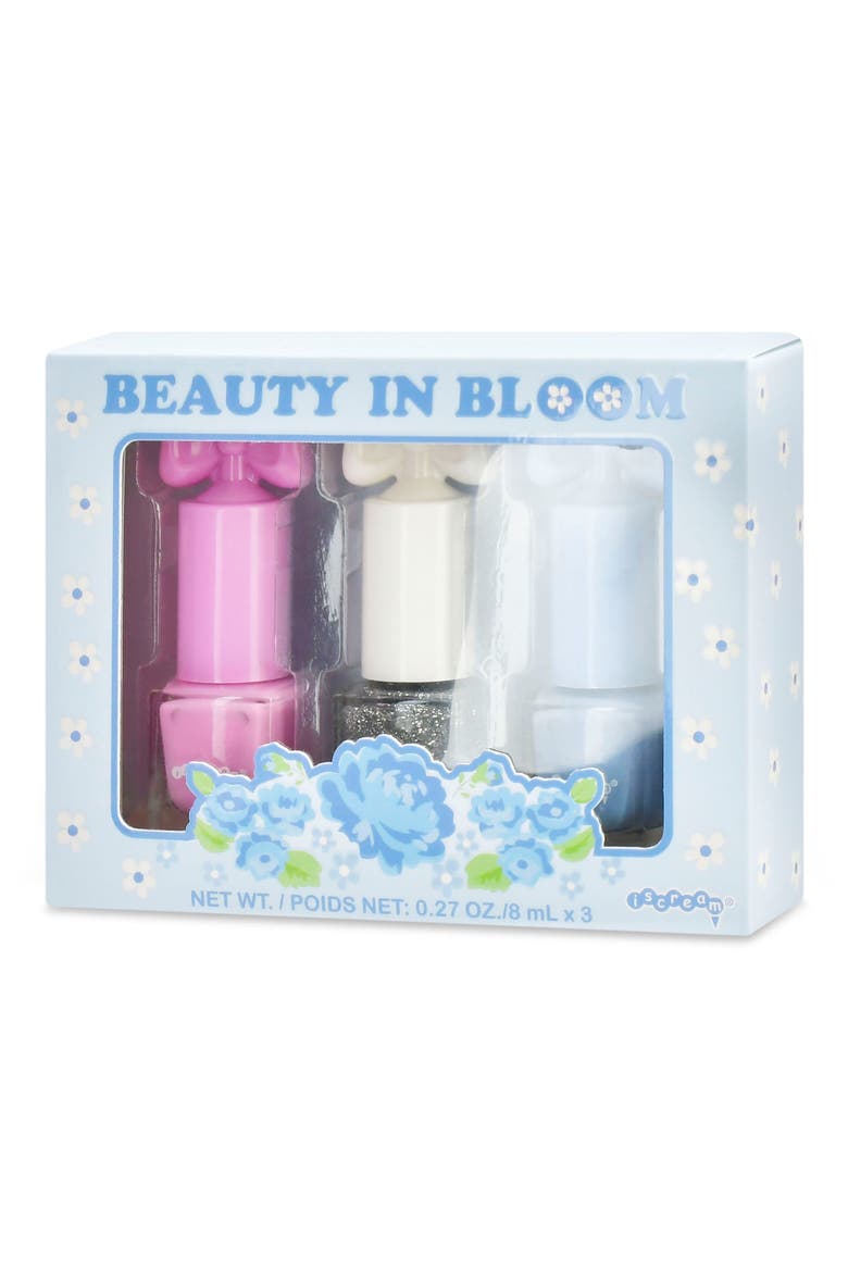 Kids' Beauty in Bloom 3-Piece Nail Polish Set, Alternate, color, MULTI