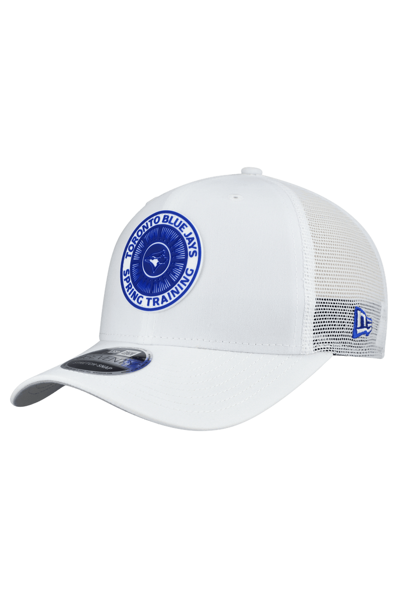 Men's New Era  White Toronto Blue Jays 2026 Spring Training Fan Pack 9SEVENTY Adjustable Trucker Hat, Main, color, White