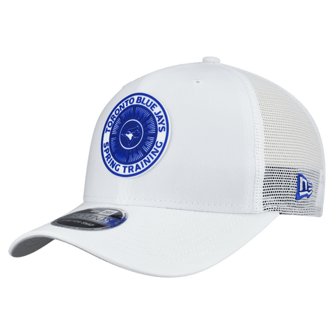 Men's New Era  White Toronto Blue Jays 2026 Spring Training Fan Pack 9SEVENTY Adjustable Trucker Hat