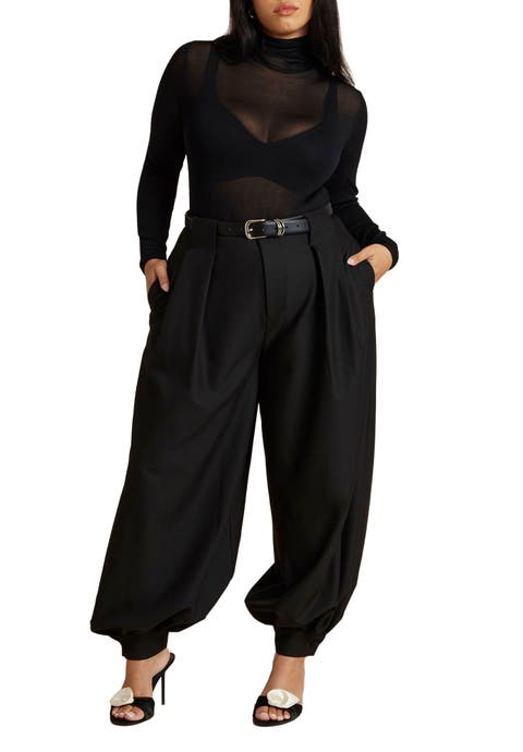 Balloon Trouser With Pleats (Plus Available)