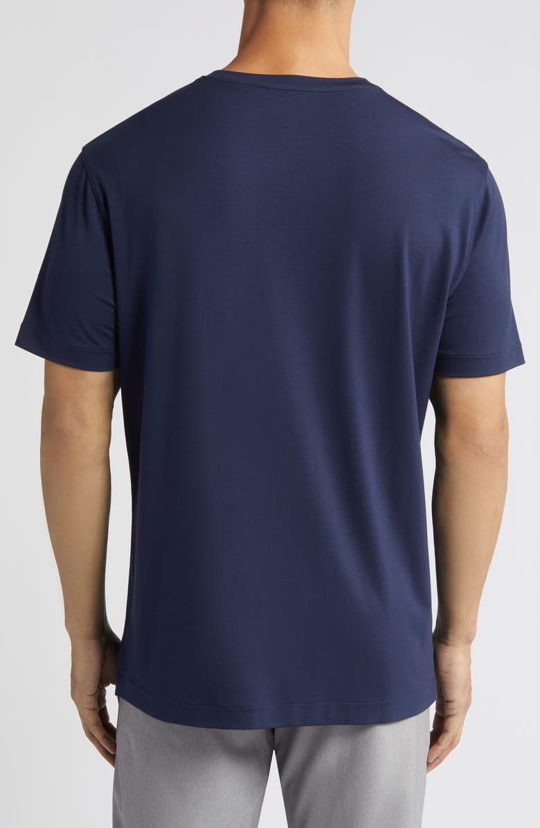 Mizzen+Main Knox Solid Navy T-Shirt, Alternate, color, Navy