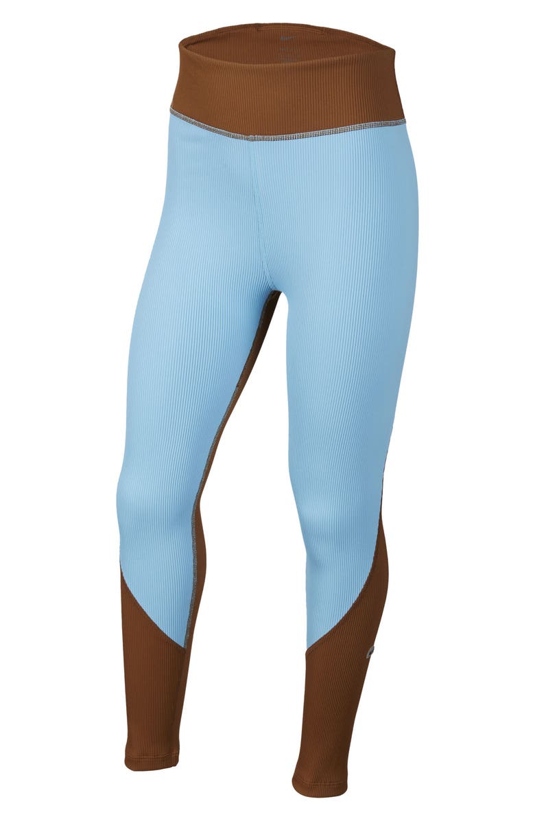 Nike Kids' Rib High Waist Leggings, Main, color,