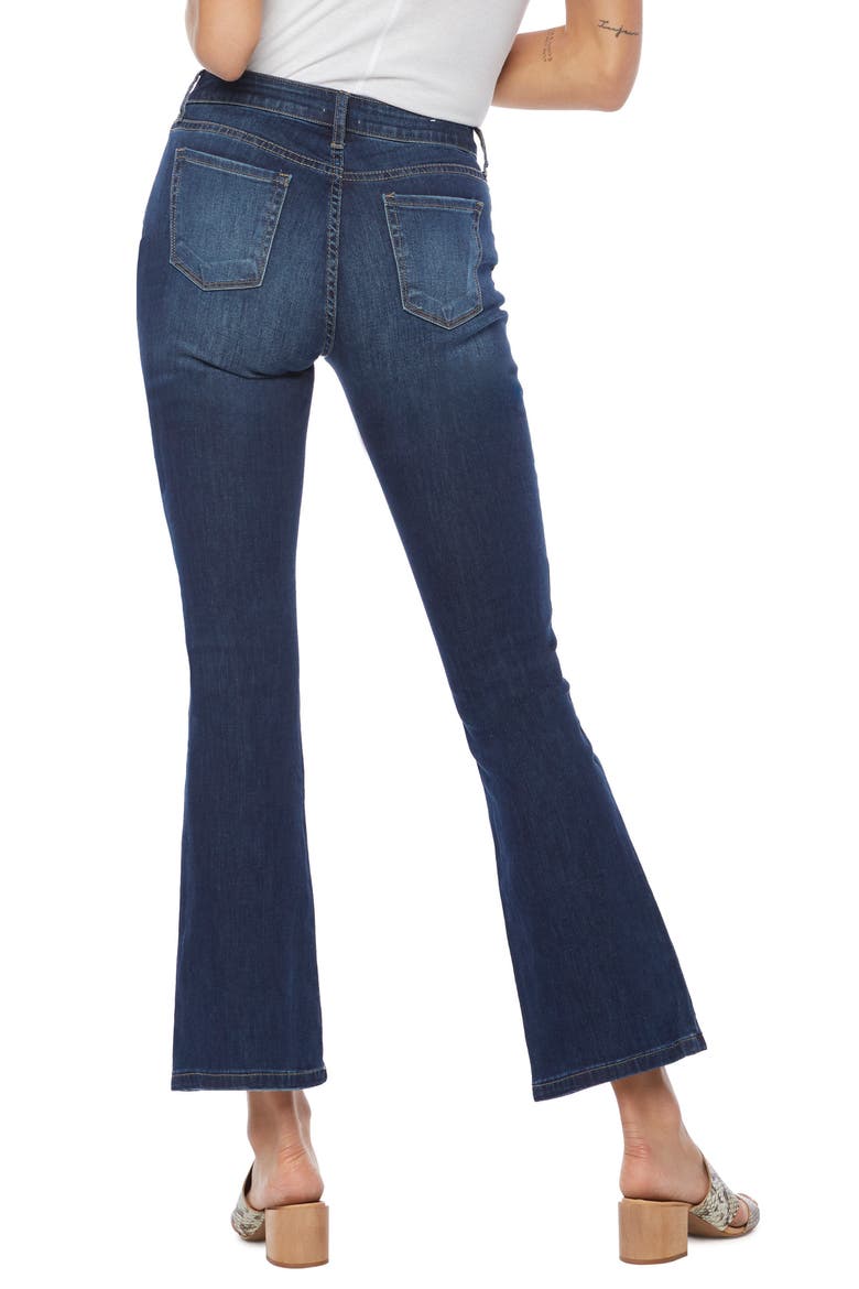 WASH LAB Olivia Baby Flare Jeans, Alternate, color, TAPESTRY BLUE