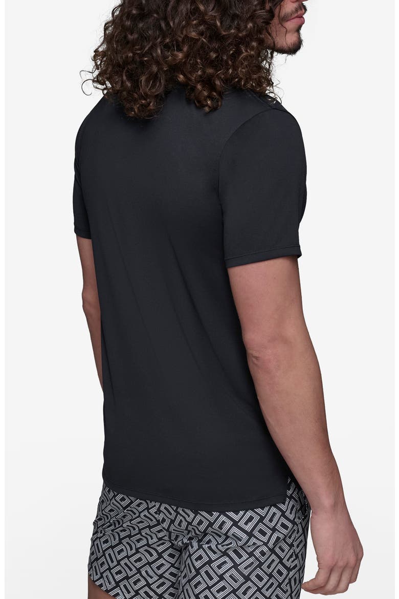 Karl Doll Head UPF 30+ Rash Guard, Alternate, color, BLACK