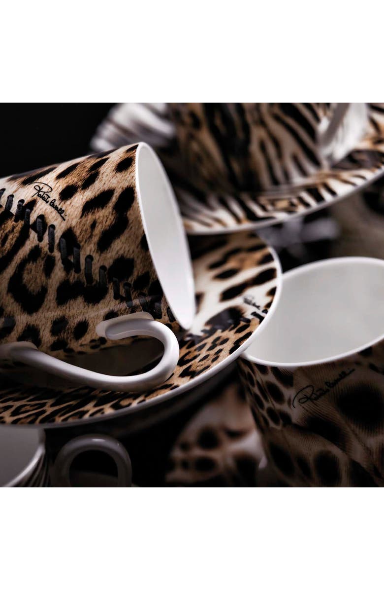 CAVALLI 6pcs Coffee Cup & Saucer with Luxury Box, Alternate, color, Africa