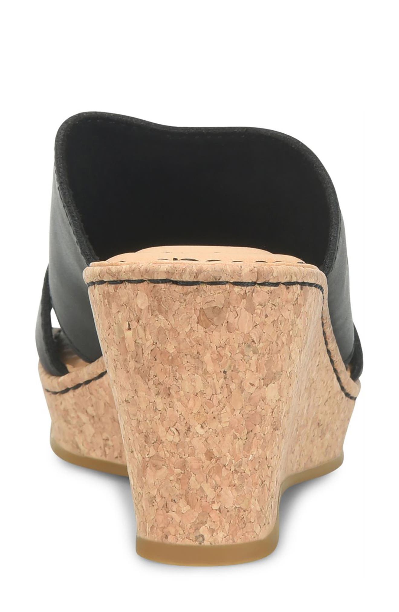 Børn Sorine Platform Wedge Sandal, Alternate, color, Black