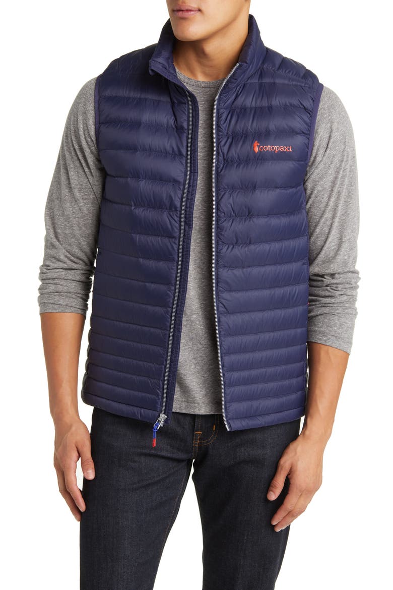 Fuego Water Resistant 800 Fill Power Down Vest, Main, color, COTOPAXI MARITIME