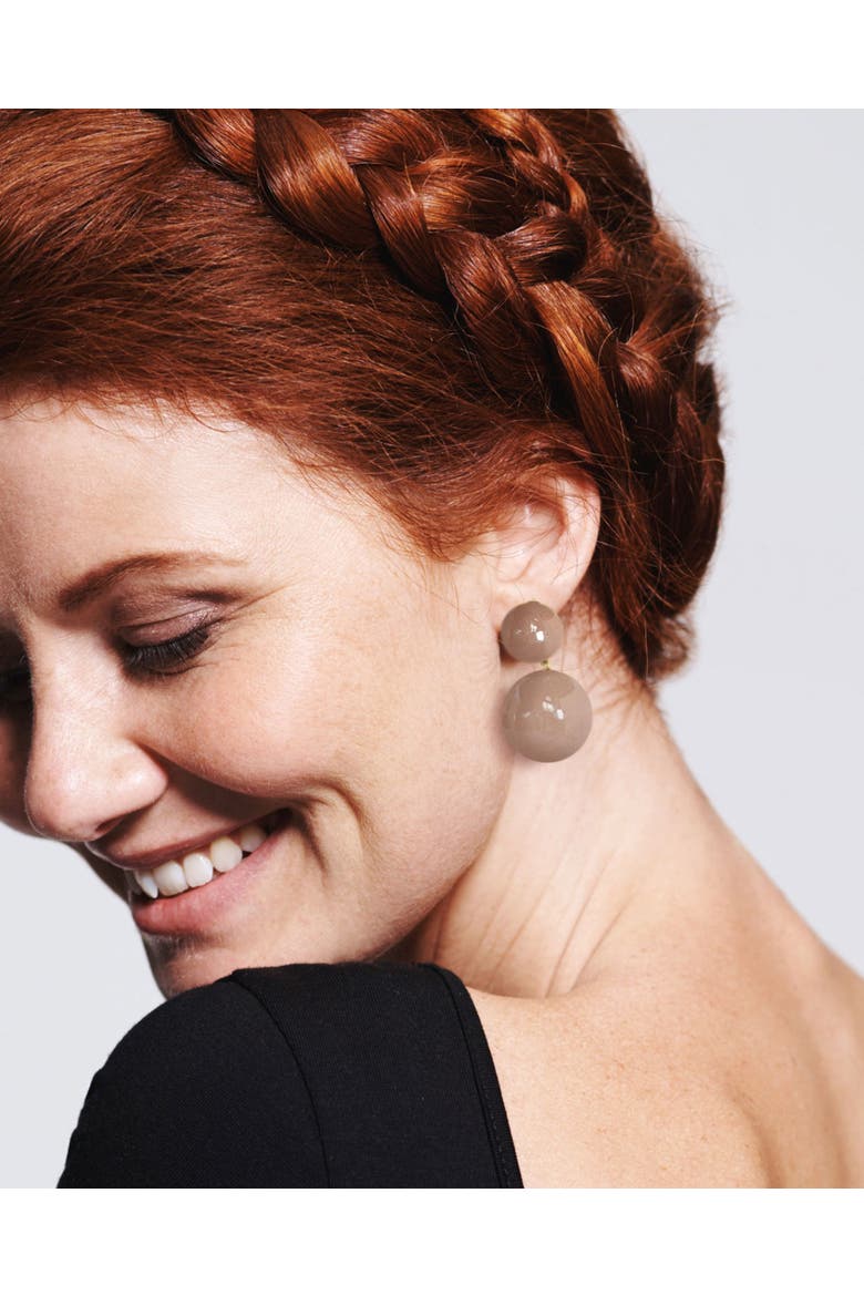 Sonia Classic Earrings, Alternate, color, Dune