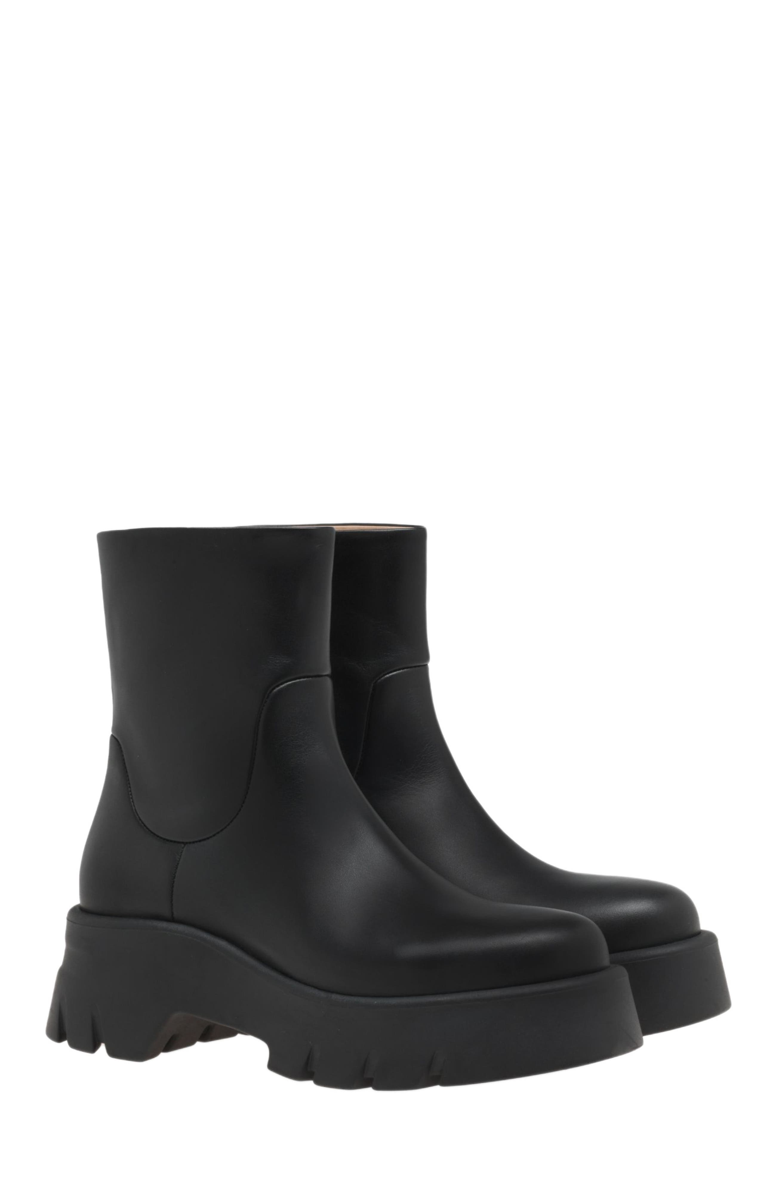 Gianvito Rossi Montey Bootie, Alternate, color, Black Calf