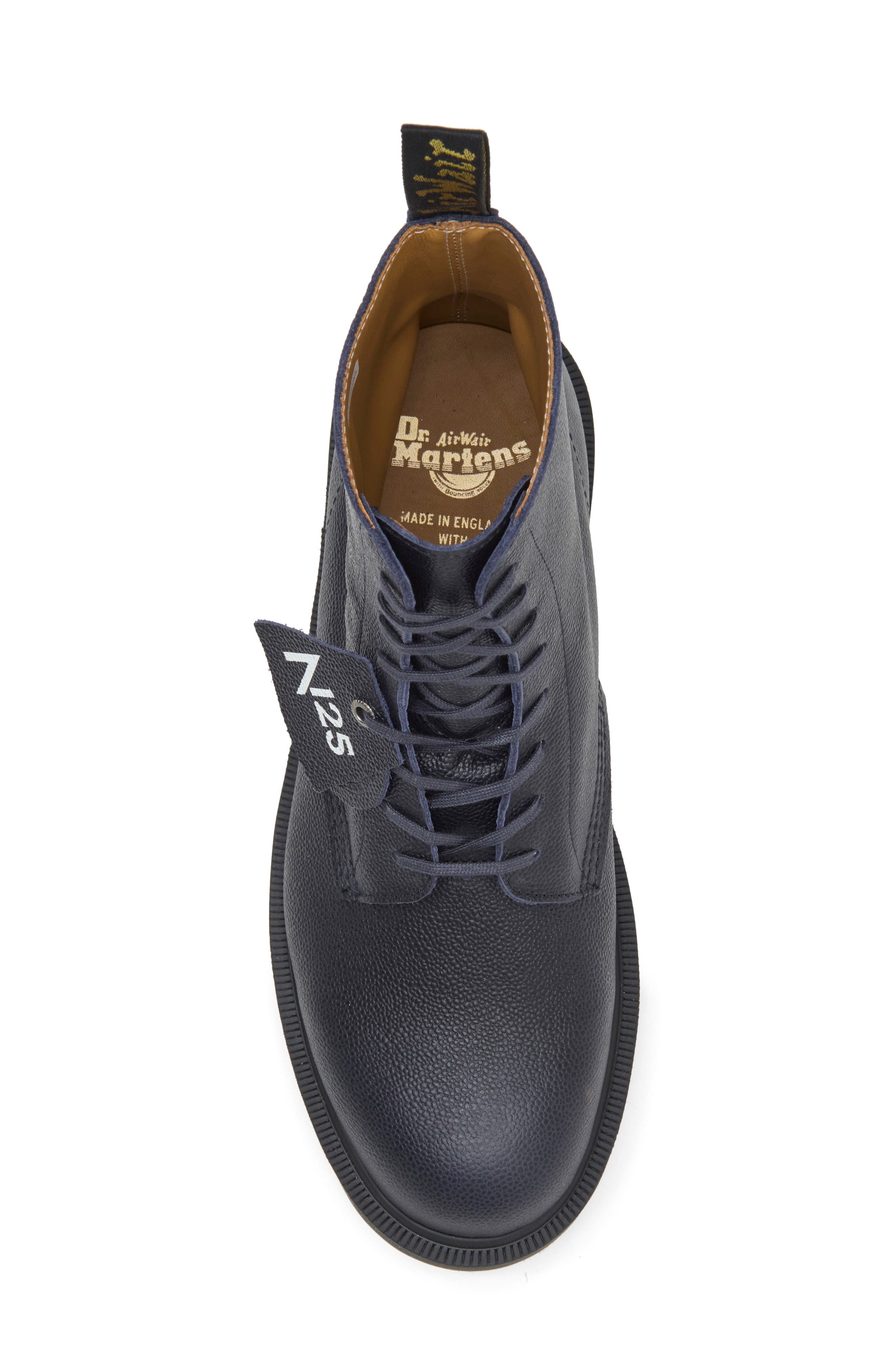 1460 Pascal 8-Eye Leather Boot, Alternate, color, NIGHT BLUE