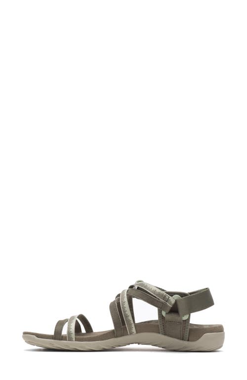 Merrell Terran 3 Cush Strap Sandal In Olive