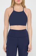 Spiritual Gangster Suki Crop Halter Performance Crop Tank