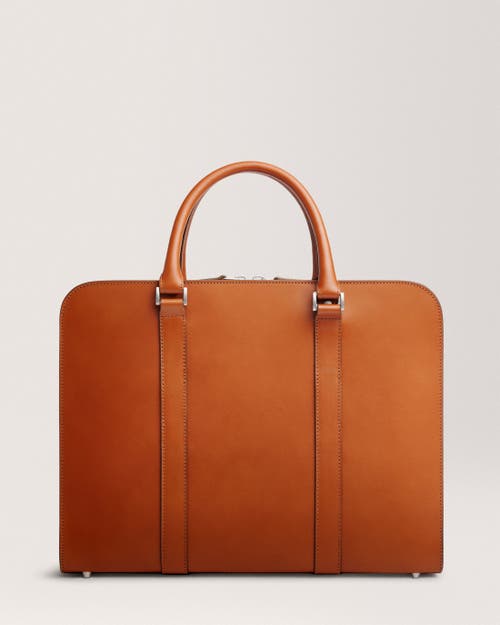 Carl Friedrik Palissy Briefcase In Cognac