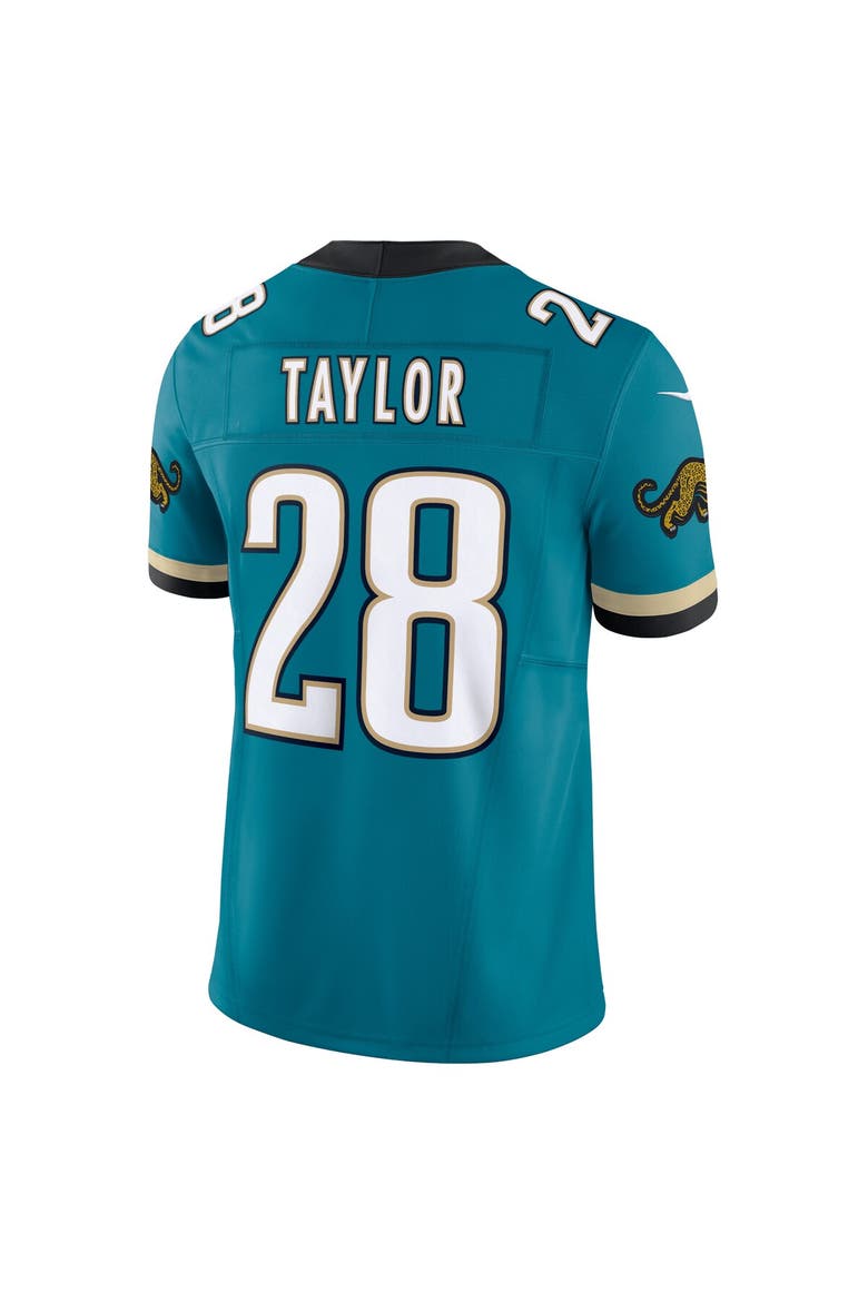 Men's Nike Fred Taylor Teal Jacksonville Jaguars Prowler Throwback Vapor F.U.S.E. Limited Retired Player Jersey, Alternate, color, Teal
