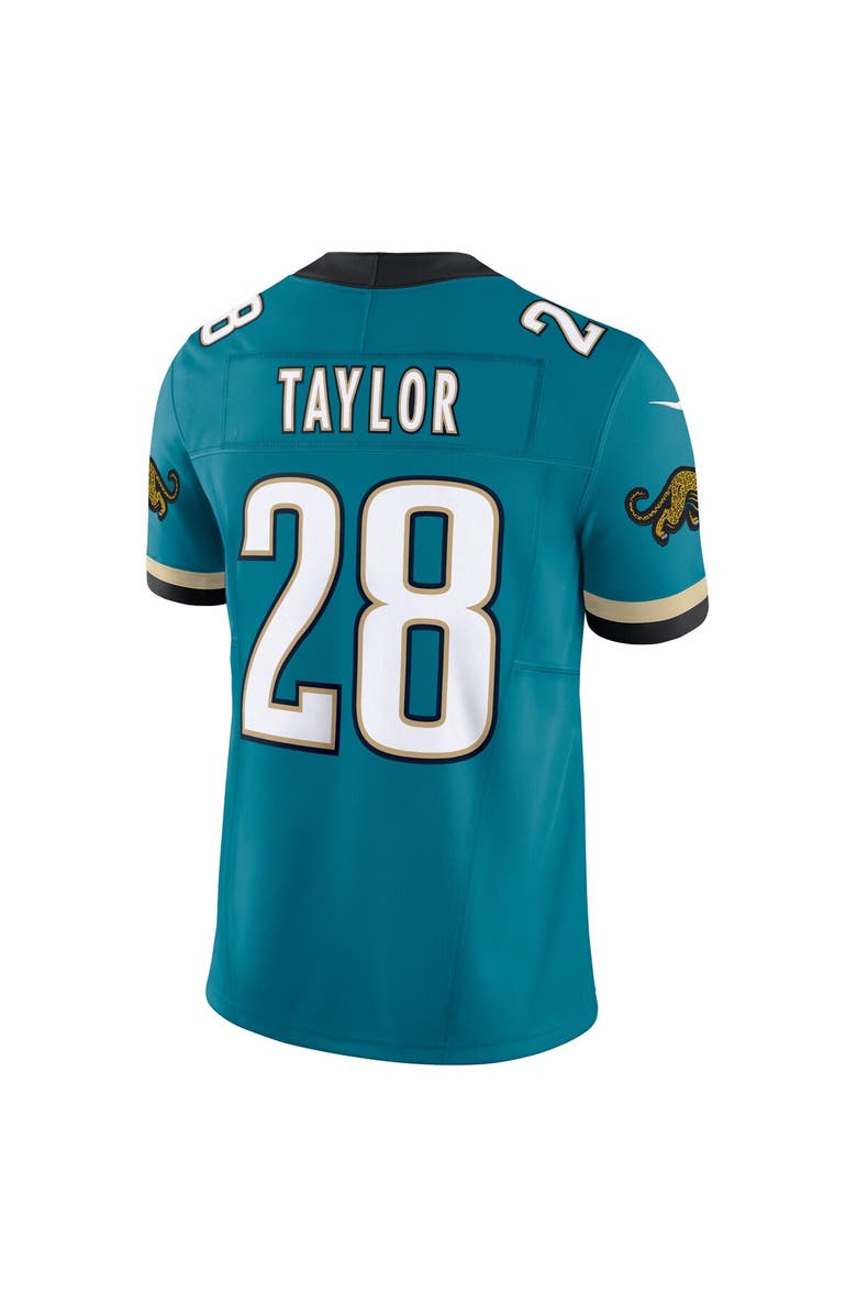 Nike Men's Nike Fred Taylor Teal Jacksonville Jaguars Prowler Throwback Vapor F.U.S.E. Limited Retired Player Jersey, Alternate, color, Teal
