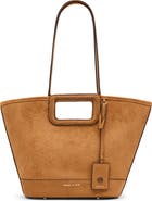 Anne Klein Cutout Handle Faux Suede Tote