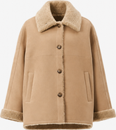 Mine Bilgi Maestro Oversized Merino Curly Shearling Jacket
