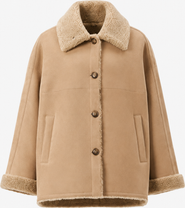 Mine Bilgi Maestro Oversized Merino Curly Shearling Jacket