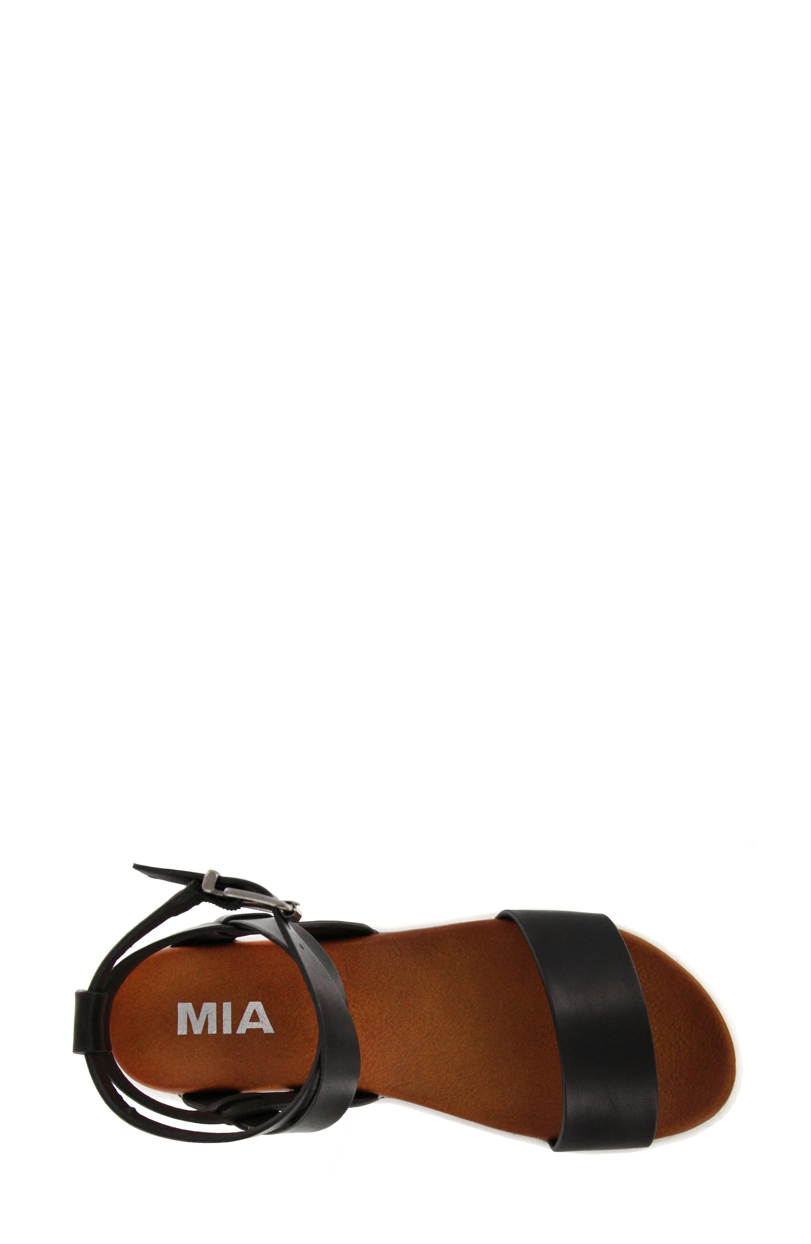 Calla Platform Sandal, Alternate, color, BLACK FAUX LEATHER