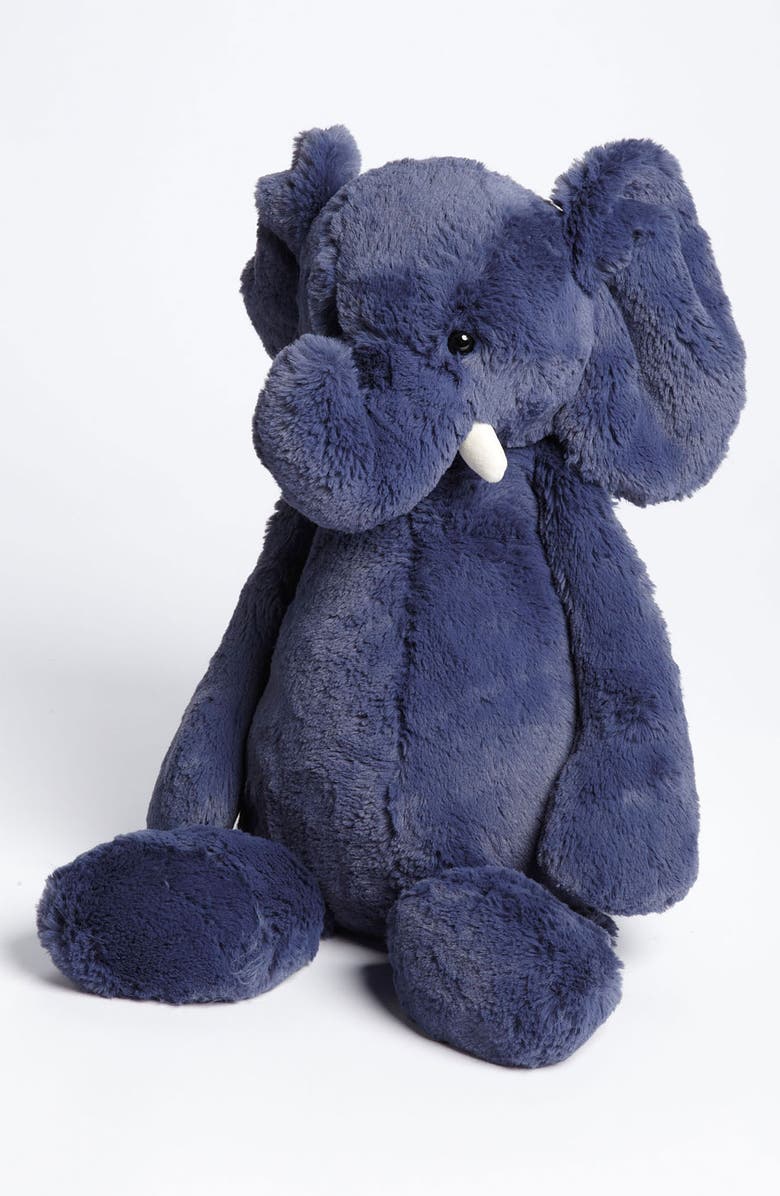 Jellycat Bashful Elephant Stuffed Animal, Main, color,